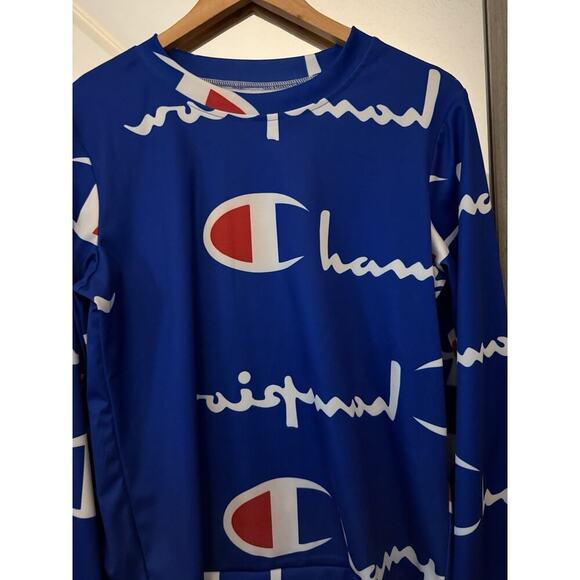 Y2K Champion Reverse Weave Style Shirt Unisex Large Rare Design Size large - Picture 3 of 4